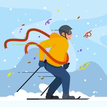 Winter Sport Championship vector