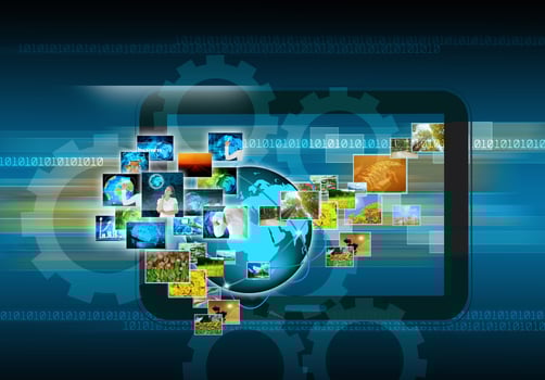 Television and internet production .technology and business concept photo