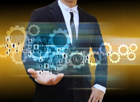 Businessman Choosing the right person photo