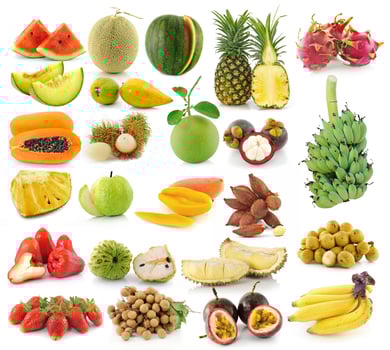 fruit  isolated on white background photo