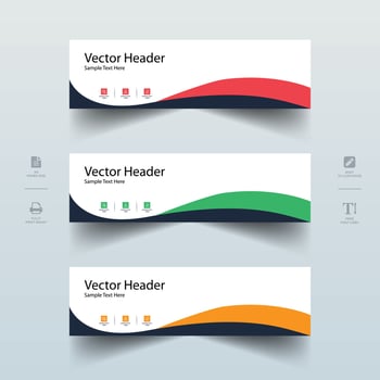 Vector Header Design Stock Vector Free