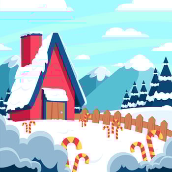 Winter Scenery Outdoor vector