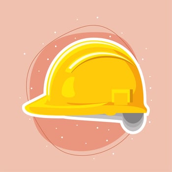 helmet equipment icon vector
