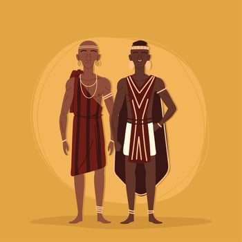 aboriginals traditional of tribe vector