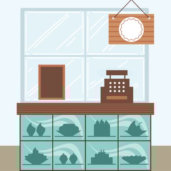 small business dessert vector