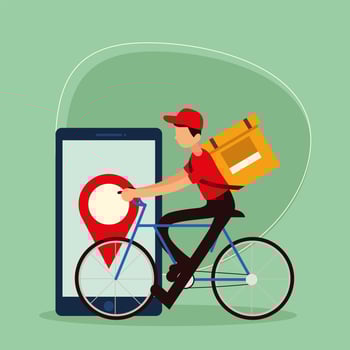 online service delivery vector