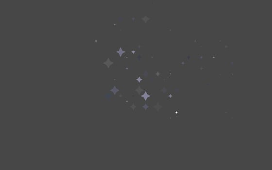 Light Black vector background with colored stars.
