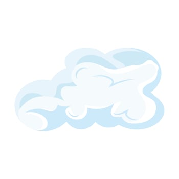 sky cloud icon vector
