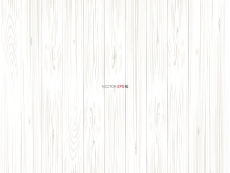 White wood pattern and texture for background. Vector. vector