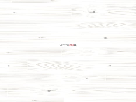 White wood pattern and texture for background. Vector. vector