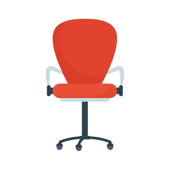 office chair forniture isolated icon vector