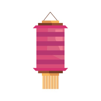 pink korean lamp vector