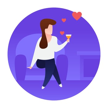 Romantic Meeting Concepts vector