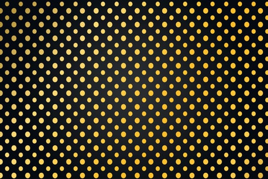 abstract luxury gold polka dots seamless pattern retro stylish vintage black background vector