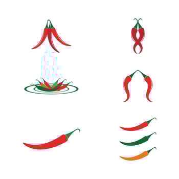 Hot Chili vector icon illustration design