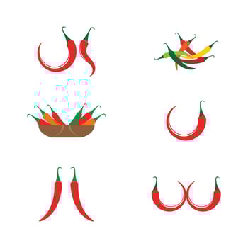 Hot Chili vector icon illustration design