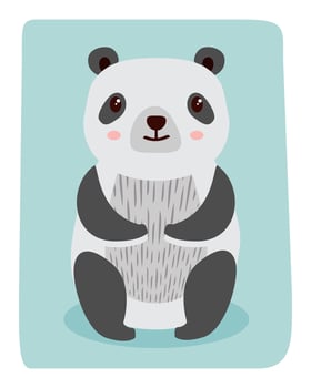 Panda Vintage Animals Vector
