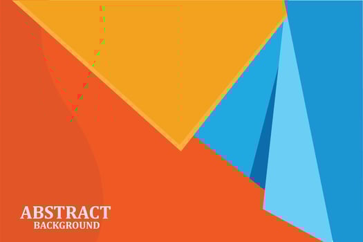 poster banner with pastel colors, simple beautiful decoration vector