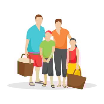 Family Picnic Concepts vector