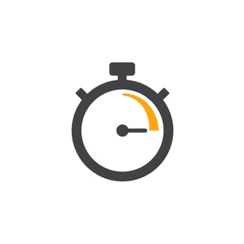 creative stopwatch vector icon. fast time vector icon.