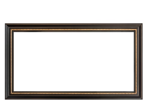 High Resolution Empty Frame Isolated on White Background photo