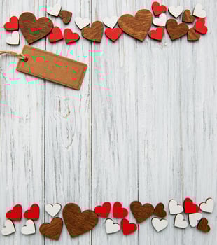 Valentine day romantic background photo