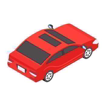 Trendy Sedan Concepts vector