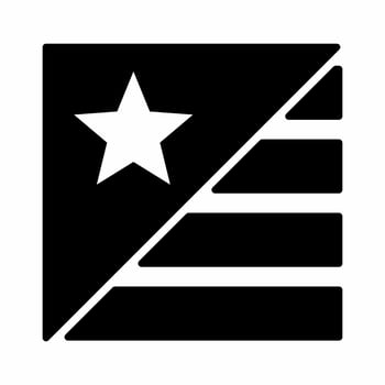 USA Emblem Icon Black.eps vector