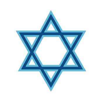 star david symbol isolated icon vector