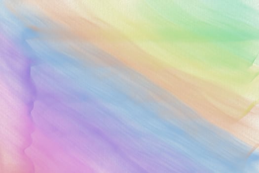 Watercolor pastel background hand painted. aquarelle colorful stains on paper. photo