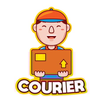 COURIER PROFESSION LOGO vector