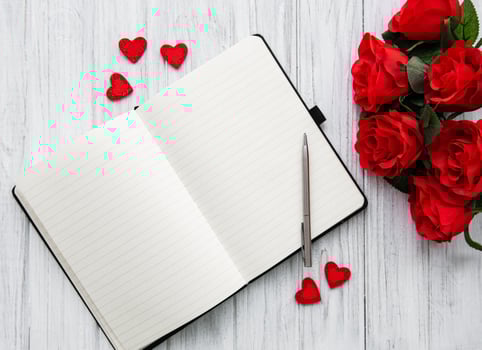 Valentine day romantic background photo