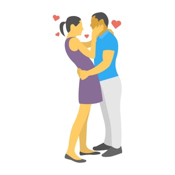 Couple Dance Concepts vector