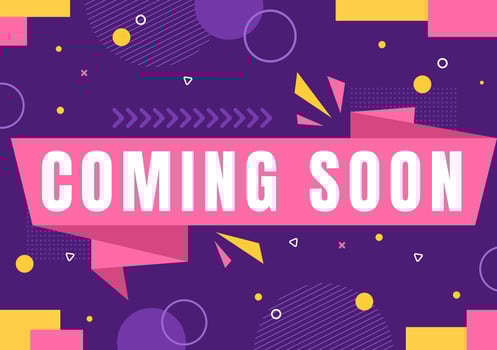 Coming Soon Banner Background Illustration vector