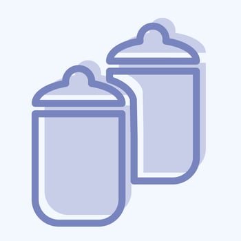 Icon Holding - Two Tone Style - Simple illustration, Editable stroke. vector
