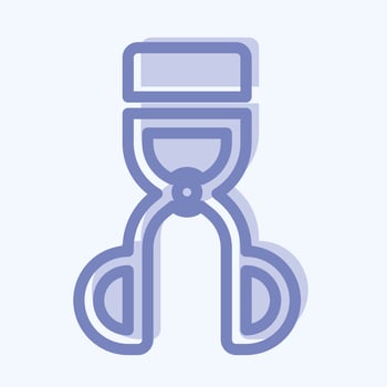 Icon Eyelash Curlers - Two Tone Style vector