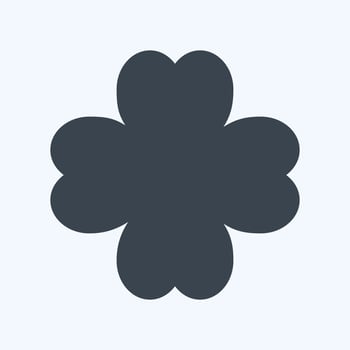 Icon Lucky - Glyph Style,Simple illustration,Editable stroke vector