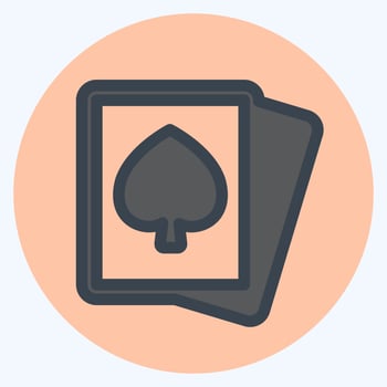 Icon Jack - Color Mate Style,Simple illustration,Editable stroke vector