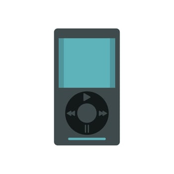 music media player mp3 icon vector