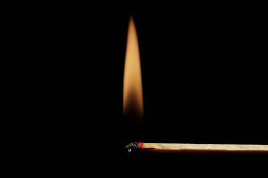 match with flame photo