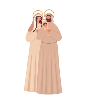 holy family design vector