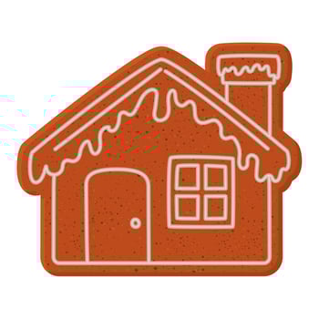 cookie house design vector
