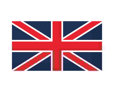 united kingdom flag vector