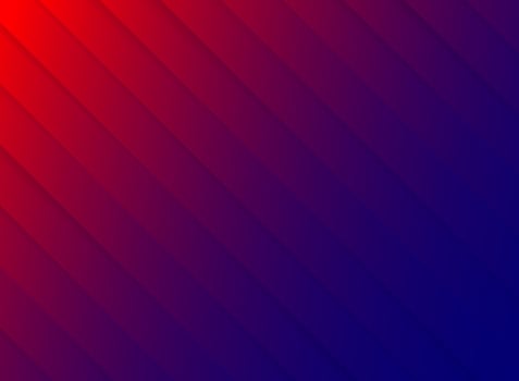 Striped pattern diagonal paper cut red and blue contrast color background vector