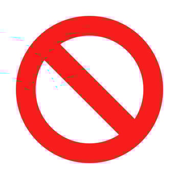 Prohibiting sign. Do not enter road sign with red crossed circle. prohibition sign icon flat design style. vector