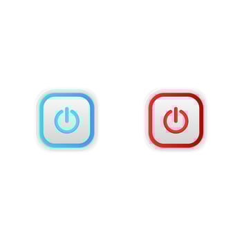power button icon vector