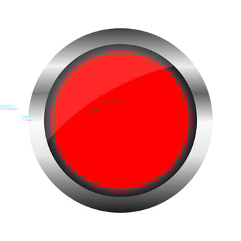 Web button on white background vector