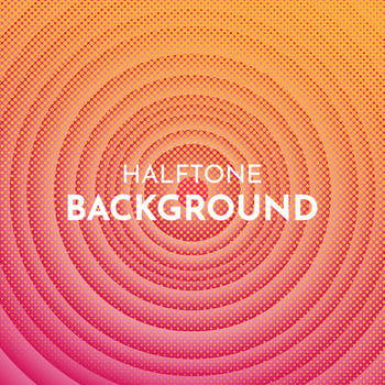 vector halftone background design