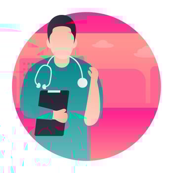 Medical Person Concepts vector