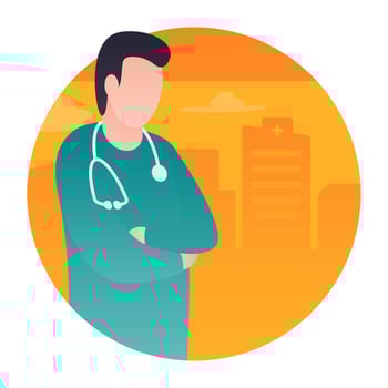 Medical Person Concepts vector